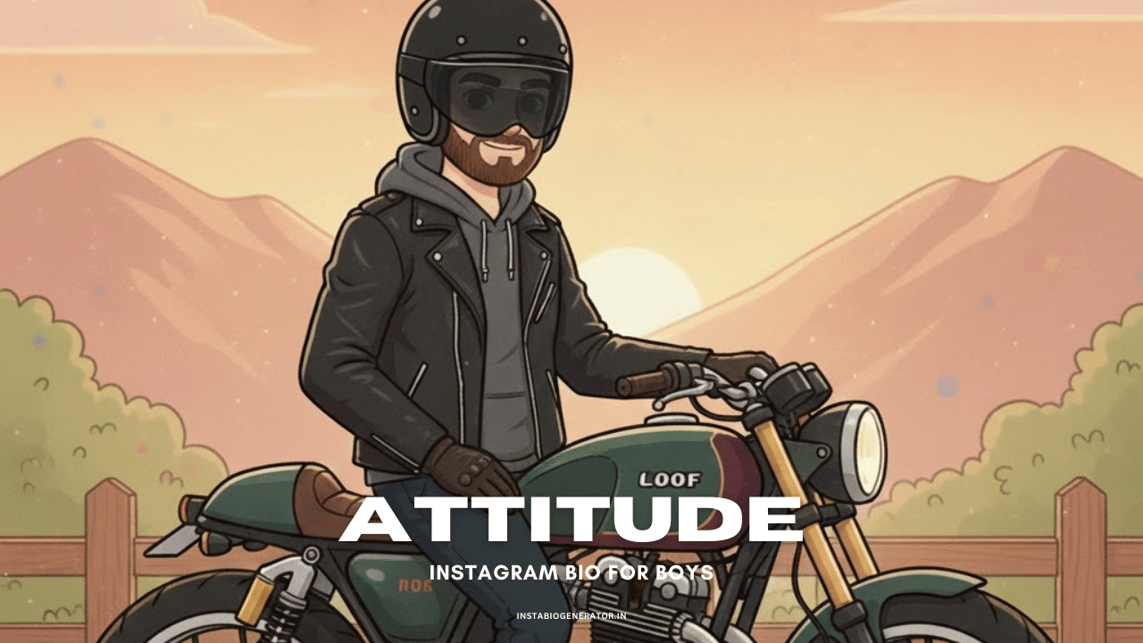 Attitude Instagram Bio for Boys