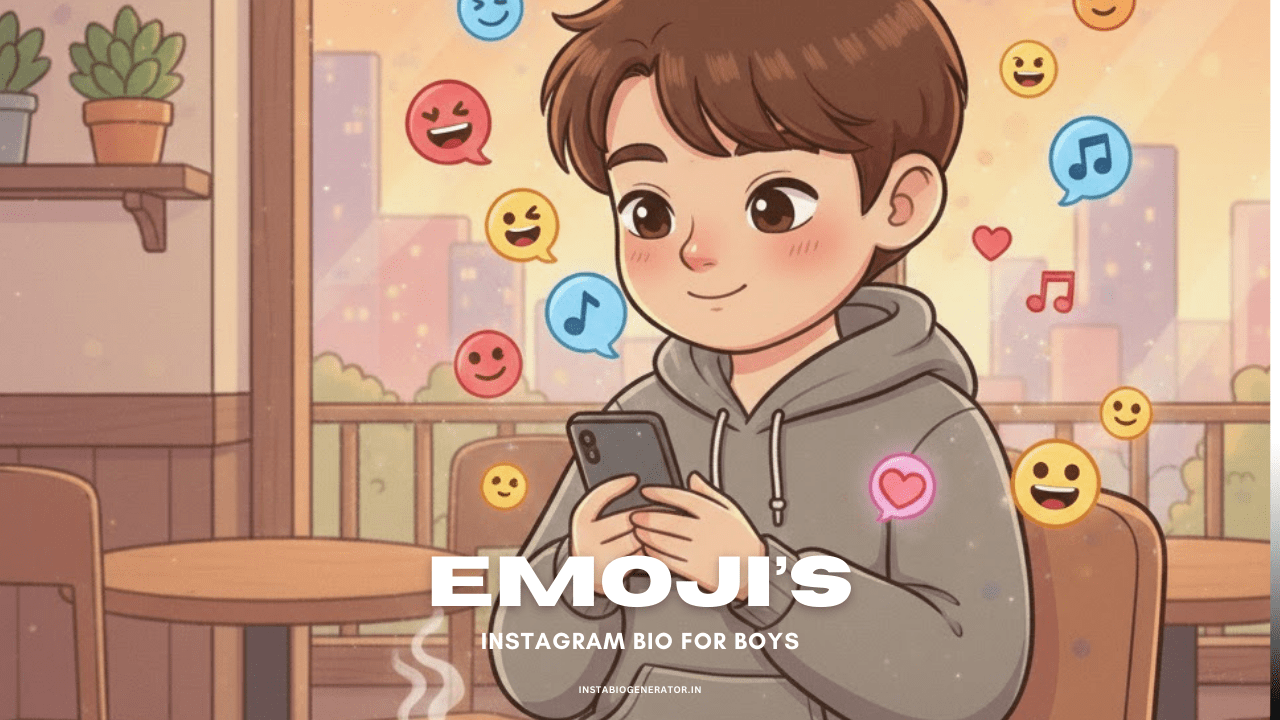 Instagram Bio for Boys with emojis