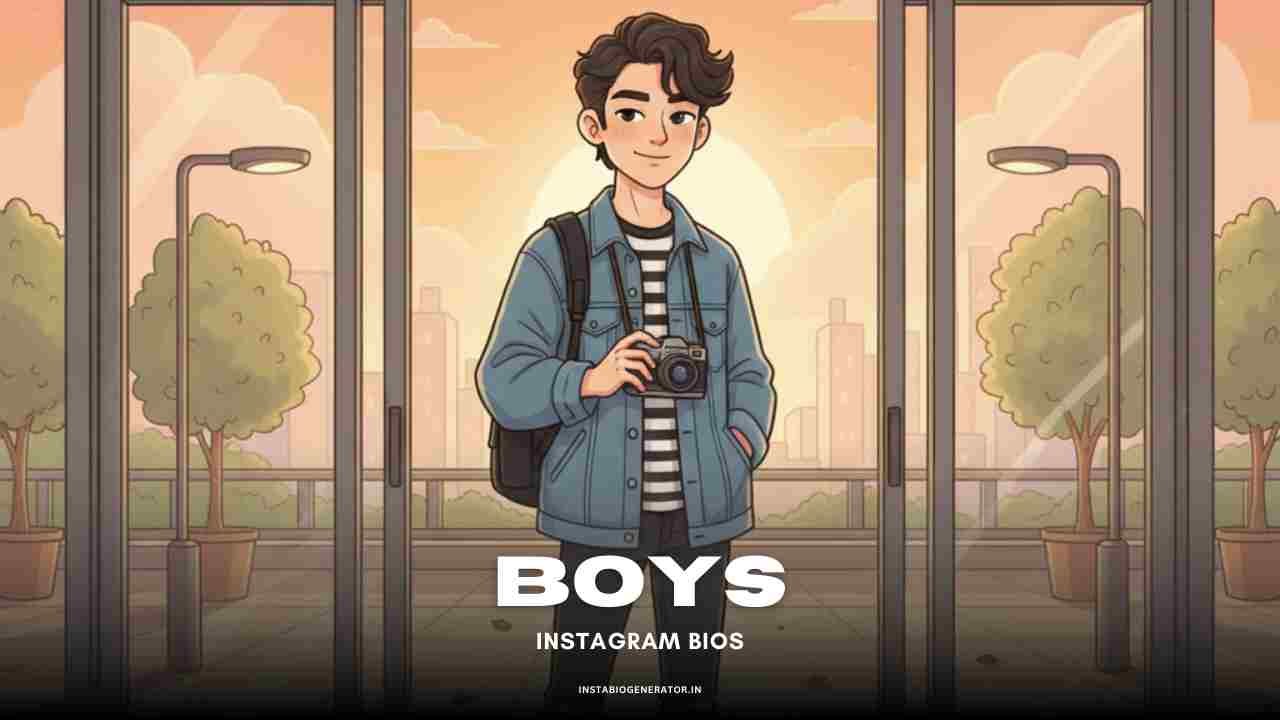 Instagram Bio for Boys