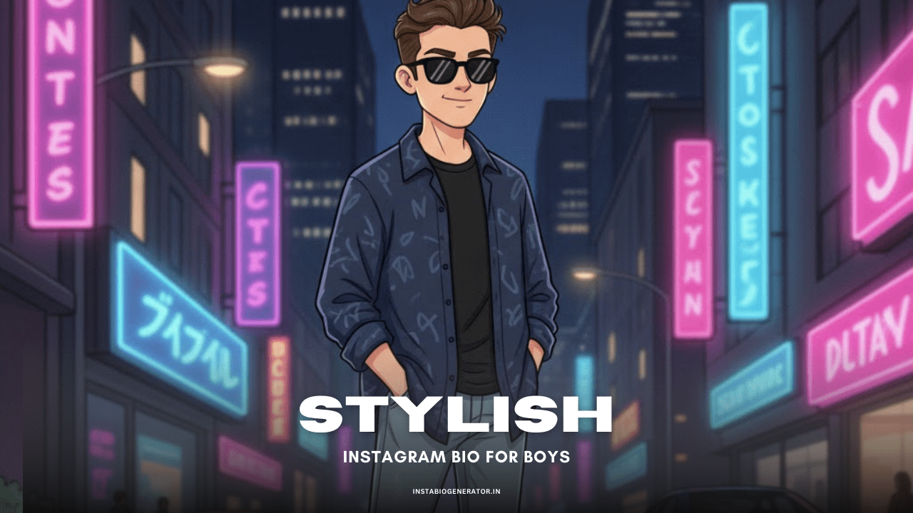 Stylish Instagram Bio for Boys